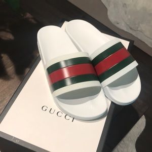 BRAND NEW Gucci ‘72 Sport Slide in White